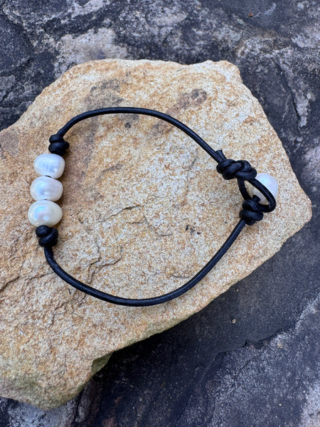 Three Pearl Bracelet
