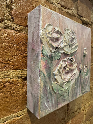 6x6 Textured Pink Roses