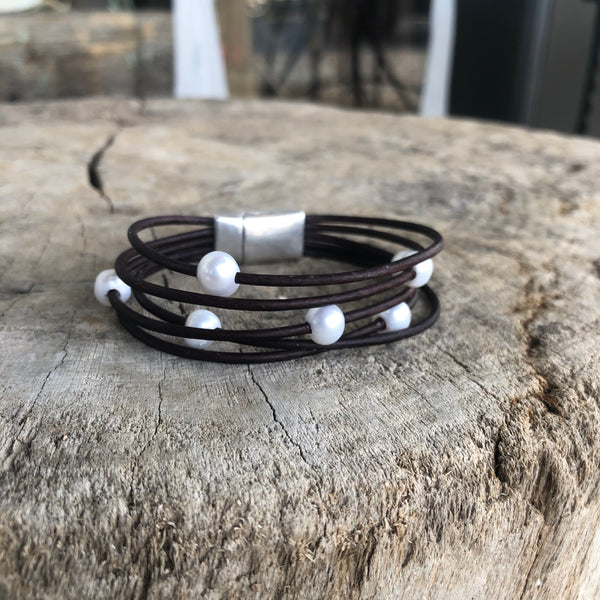 Multi-Strand Pearl Bracelet